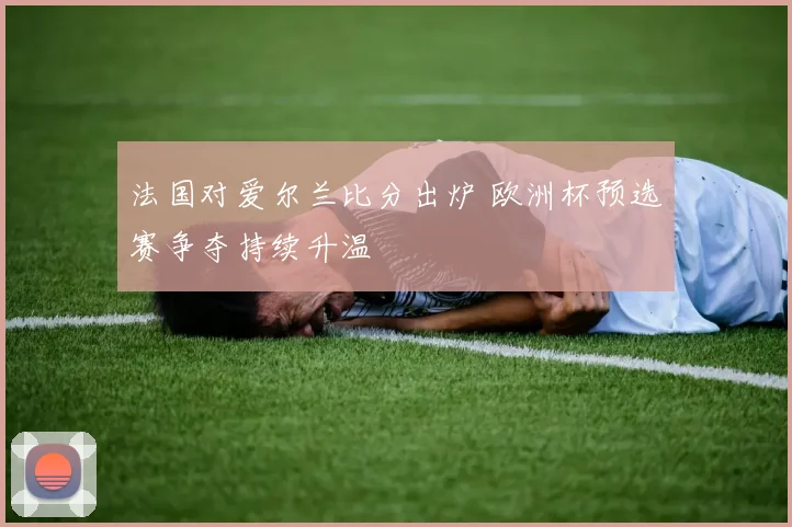 法国对爱尔兰比分出炉 欧洲杯预选赛争夺持续升温